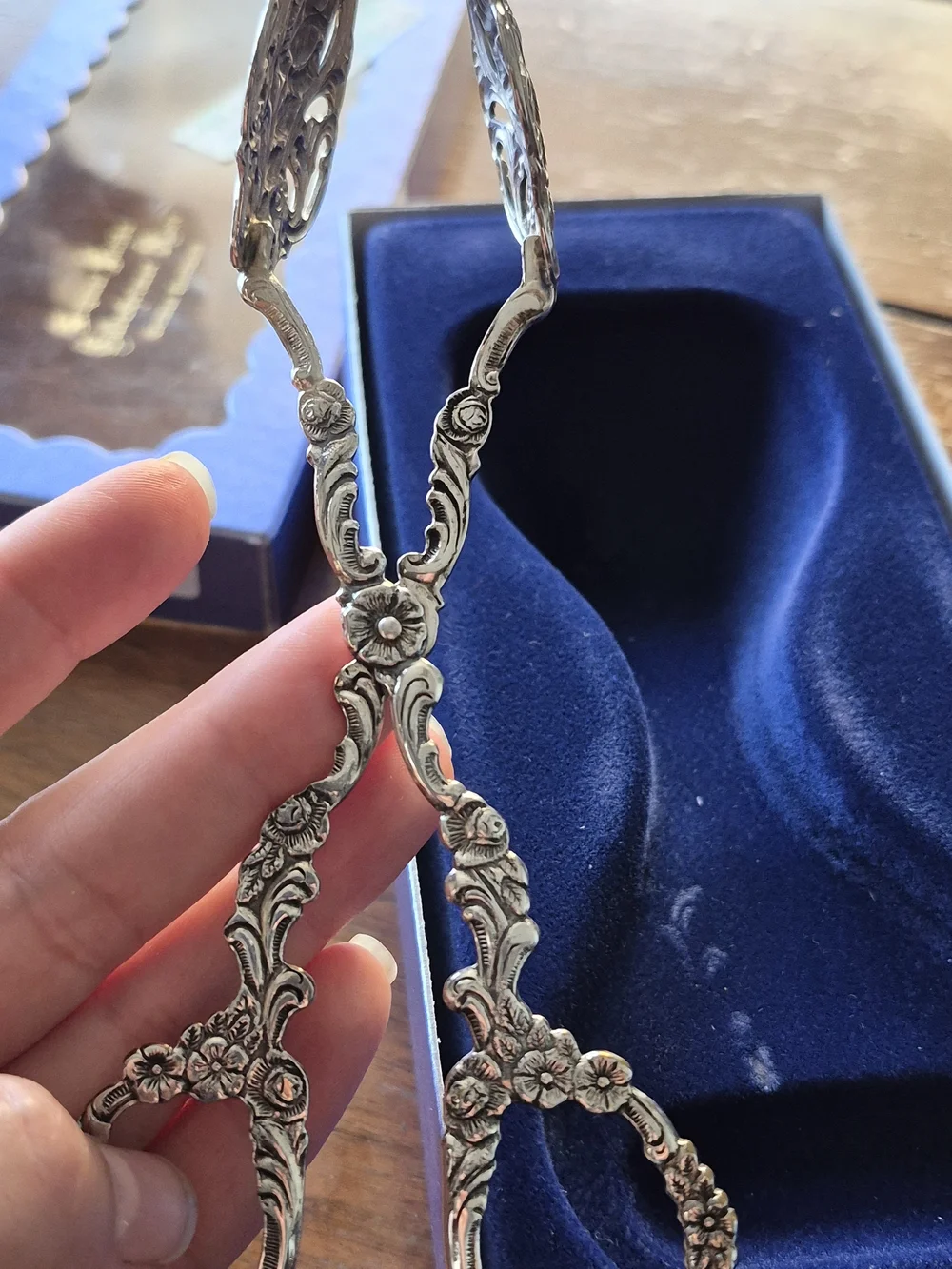 Original Antiko Silver Plated Hildesheimer Rose - Serving Tongs